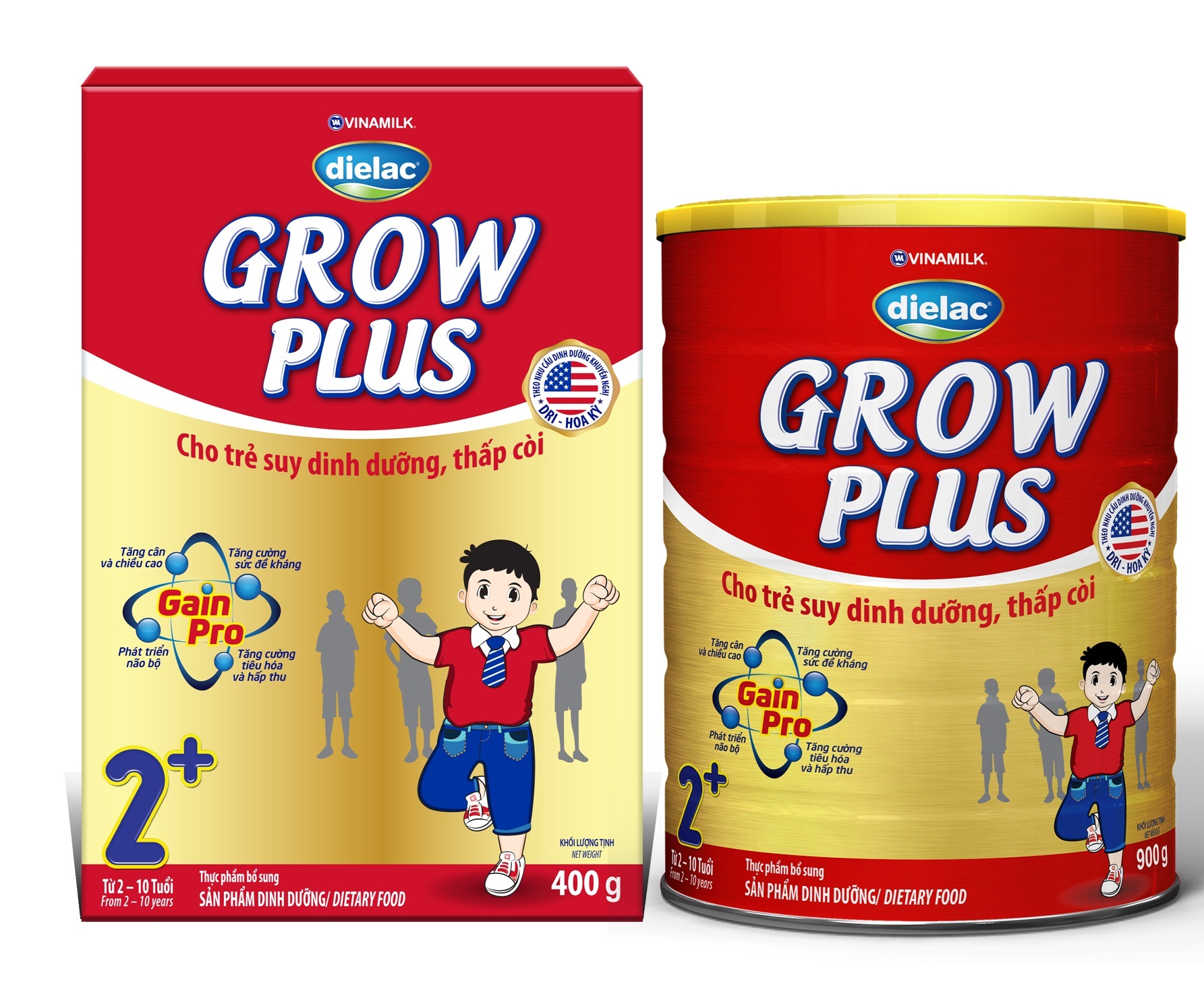 Dielac Grow Plus - Đặc chế cho trẻ suy dinh dưỡng thấp còi