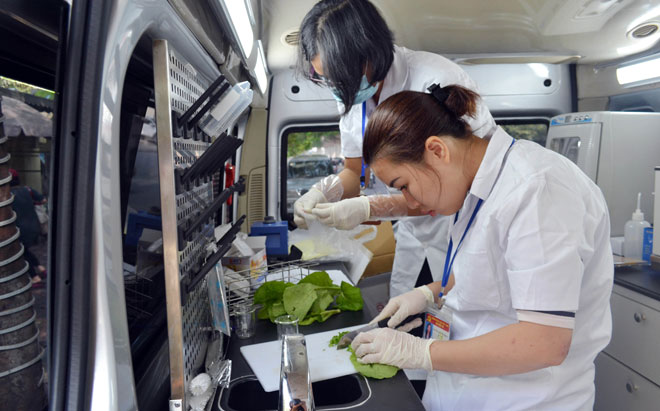 96% cơ sở kinh doanh dịch vụ ăn uống, thức ăn đường phố tại Hà Nội sẽ được xét nghiệm nhanh chất lượng thực phẩm