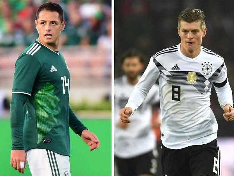 Xem trực tiếp bóng đá Đức vs Mexico, bảng F World Cup 2018