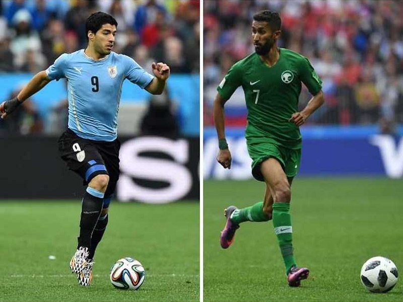 Trực tiếp World Cup 2018 Uruguay vs Saudi Arabia lúc 22h00 ngày 20/6