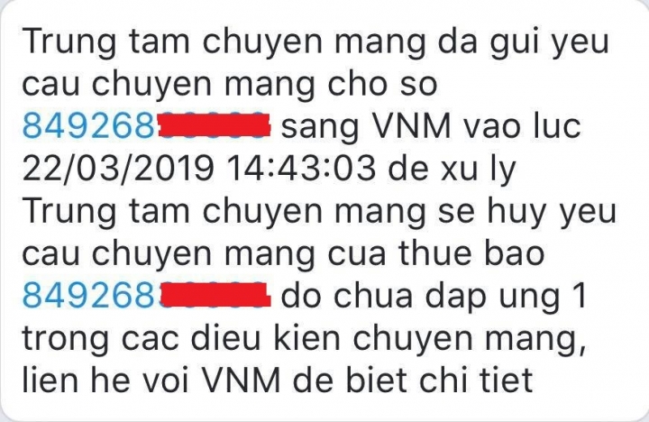 'Om' yêu cầu chuyển mạng của khách hàng, Vietnamobile lọt top doanh nghiệp bị khiếu nại nhiều nhất