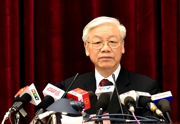 Tổng Bí thư Nguyễn Phú Trọng phát biểu khai mạc Hội nghị Trung ương 2 khóa XII