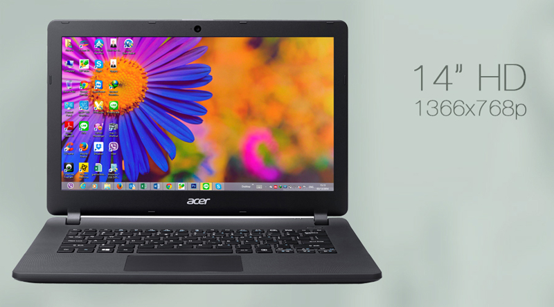 Acer Aspire ES1 411 N3540 ấn tượng trong top laptop giá rẻ nhỏ gọn nhất