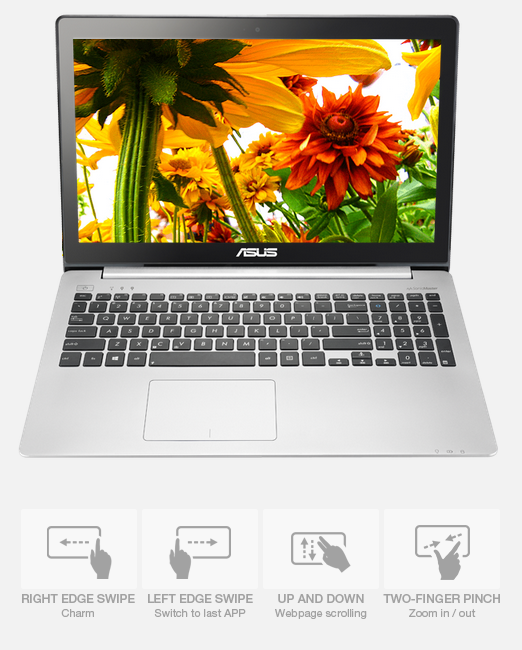 Laptop giá rẻ Asus K551LN sở hữu màn hình sắc nét ấn tượng 