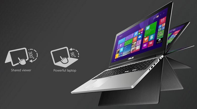 Laptop giá rẻ Asus TP500LA ấn tượng với màn hình xoay 360 độ
