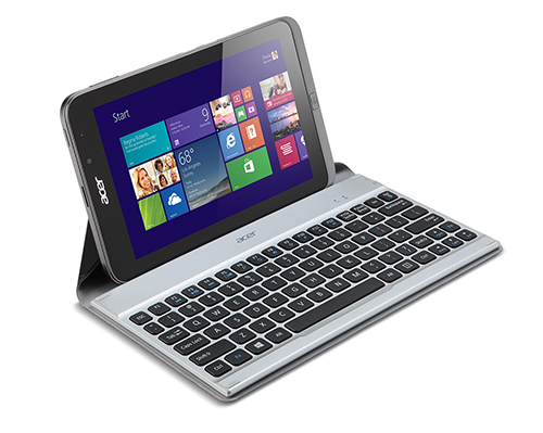 máy tính bảng giá rẻ Acer được trang bị bàn phím rời tiện ích