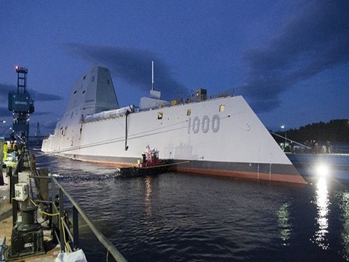 Mỹ sắp thử nghiệm tàu khu trục hiện đại bậc nhất DDG-1000