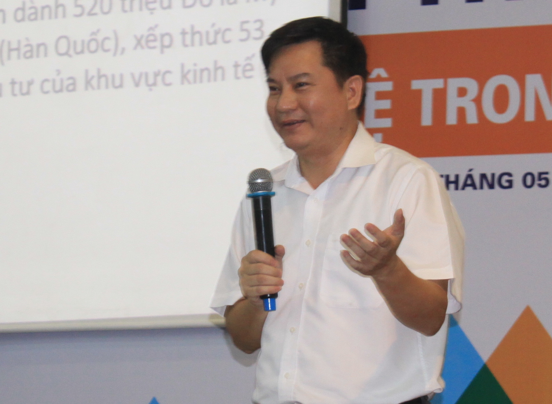 Ông Nguyễn Văn Trúc, Giám đốc Trung tâm Đào tạo và Hỗ trợ phát triển thị trường công nghệ