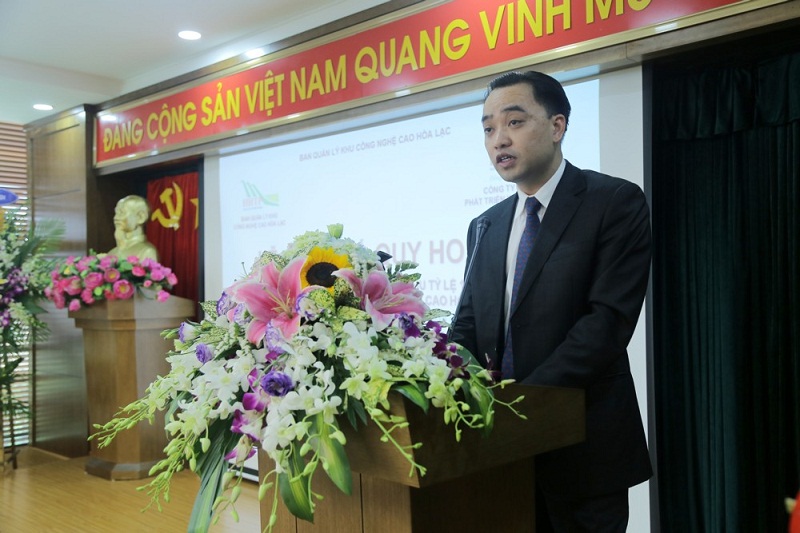 Ông Nguyễn Văn Cường – Phó trưởng ban Quản lý Khu công nghệ cao Hòa Lạc