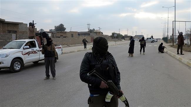 Các tay súng IS tại một địa điểm không xác định ở Iraq