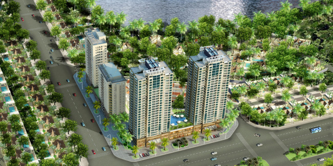 Phối cảnh dự án Residence Tây Hồ do Handico 7 làm chủ đầu tư