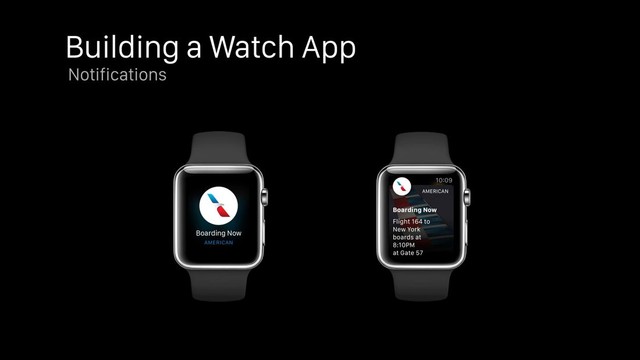 Việc hiển thị thông báo trên chiếc đồng hồ thông minh Apple sẽ có 2 dạng