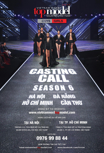 Vietnam’s Next Top Model 2015 mở rộng phạm vi tìm kiếm người mẫu