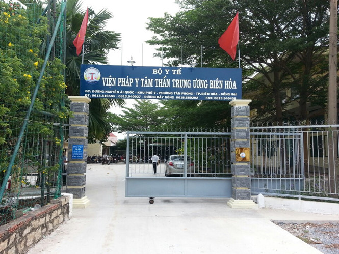 Viện pháp y tâm thần Trung ương Biên Hòa, nơi xảy ra vụ án mạng kinh hoàng khiến 2 bệnh nhân tử vong