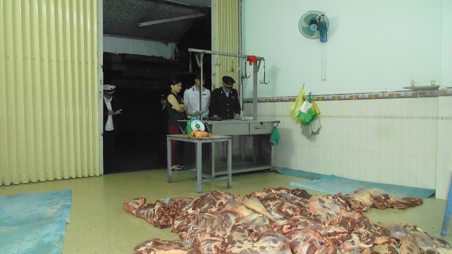Một cơ sở kinh doanh thịt bò bị xử phạt