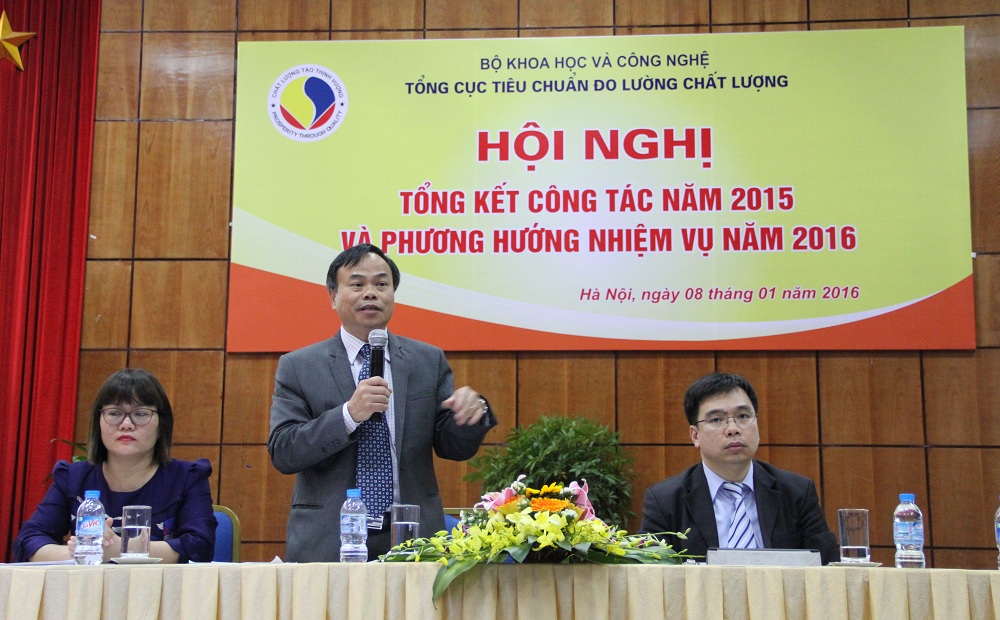 Tổng cục trưởng Trần Văn Vinh (giữa) chủ trì Hội nghị