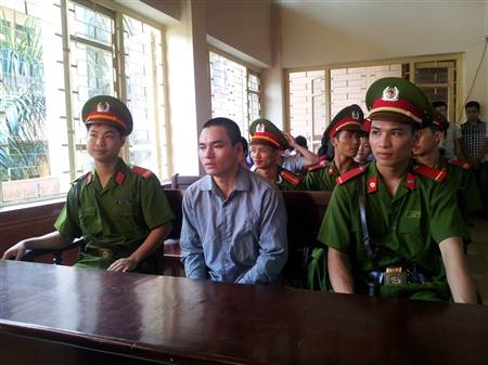 Hung thủ Lý Nguyễn Chung tại phiên tòa ngày 29/9/2014