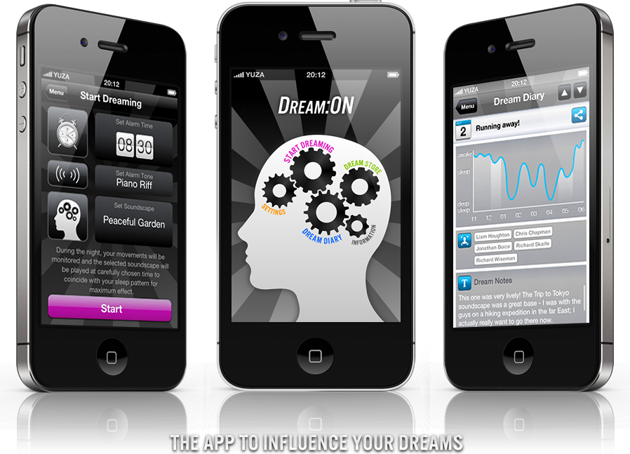 Ứng dụng Dream:ON trên iPhone
