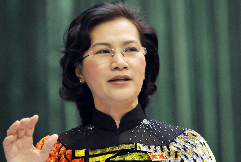 Với 95% số phiếu tán thành, bà Nguyễn Thị Kim Ngân đã trở thành nữ Chủ tịch Quốc hội đầu tiên trong lịch sử Việt Nam