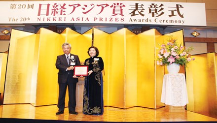 bà Mai Kiều Liên, CEO Vinamilk đoạt Giải thưởng Nikkei châu Á lần thứ 20 trong lĩnh vực “Kinh tế và đổi mới doanh nghiệp”