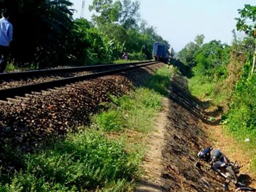 Hiện trường vụ tai nạn giao thông đường sắt khiến cụ ông thiệt mạng ở Quảng Trị