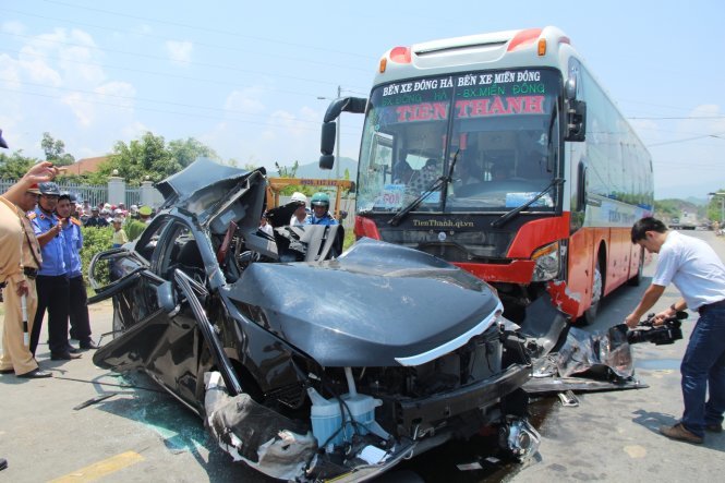 Hiện trường vụ tai nạn giao thông kinh hoàng trước hầm Hải Vân, Đà Nẵng