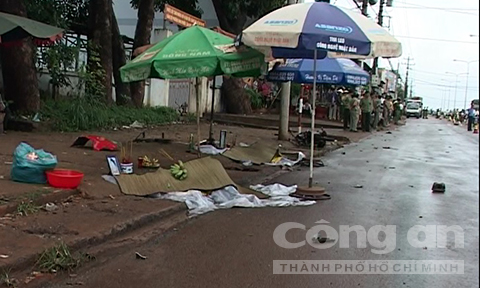 Hiện trường vụ tai nạn giao thông nghiêm trọng khiến 3 người tử vong ở tỉnh Bình Phước