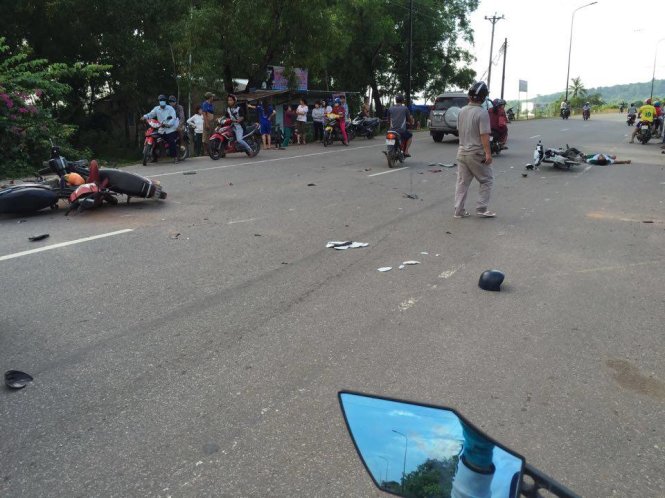 Hiện trường vụ tai nạn giao thông nghiêm trọng khiến 4 người thương vong ở Kiên Giang