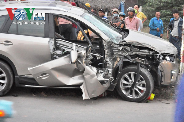 Hiện trường vụ xe ‘điên’ gây tai nạn giao thông liên hoàn