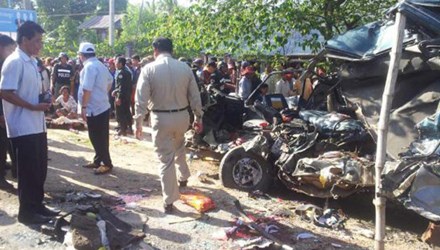 25 người chết trong vụ tai nạn giao thông tại Campuchia