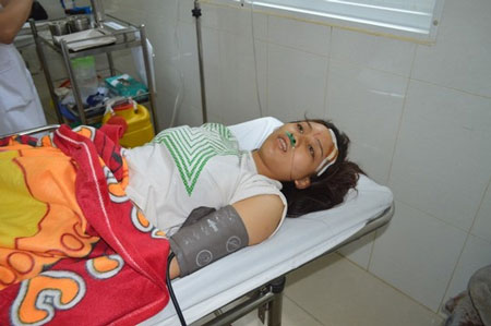 Chị Nguyễn Thị Kim Cúc là nạn nhân duy nhất sống sót sau vụ tai nạn giao thông thảm khốc ở Đắk Lắk