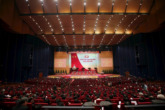 Toàn cảnh buổi khai mạc Đại hội Đảng toàn quốc lần thứ XII của Đảng Cộng sản Việt Nam