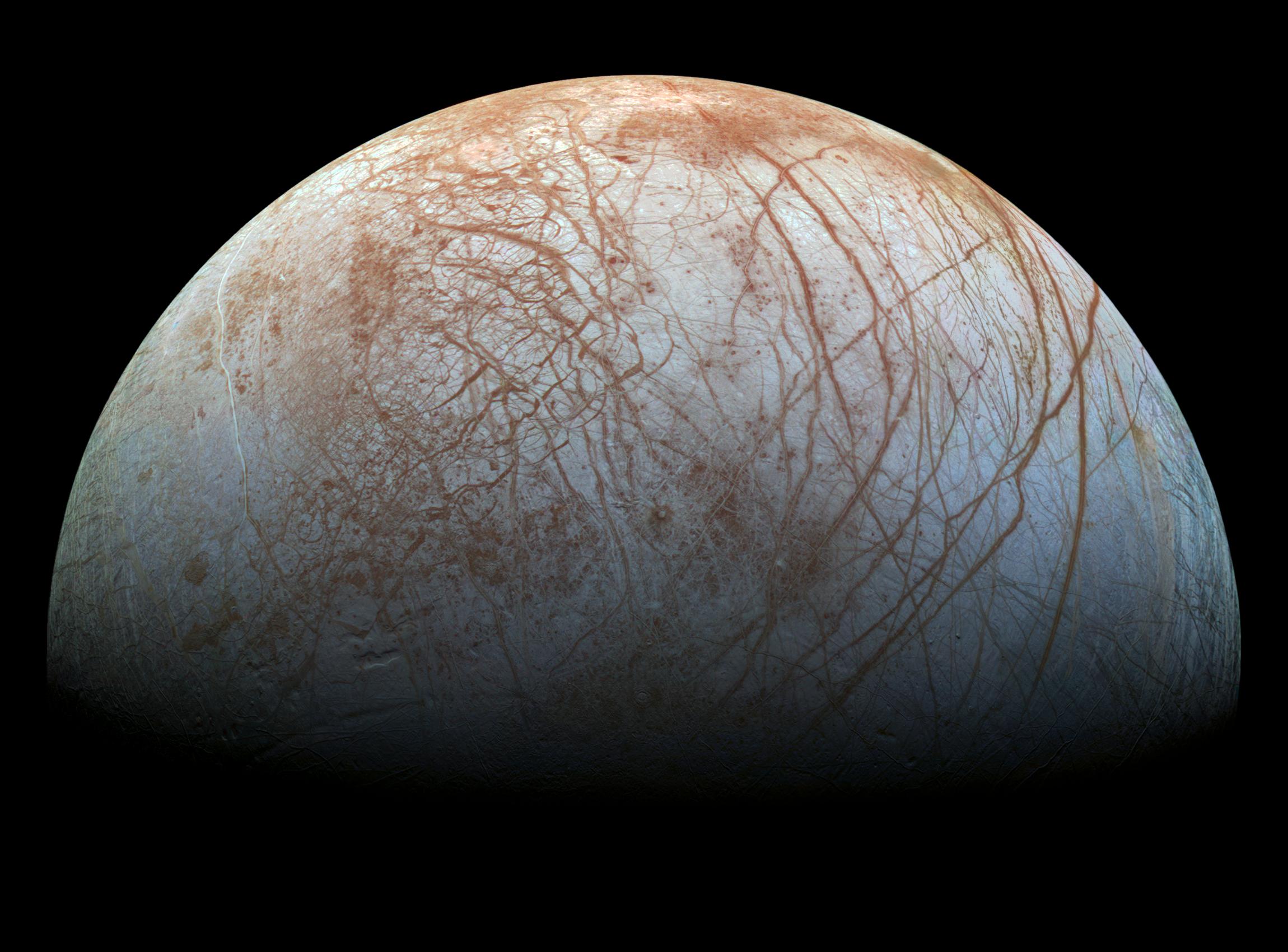 Mặt Trăng Europa của Sao Mộc cũng là một trong những bí ẩn của Hệ Mặt Trời