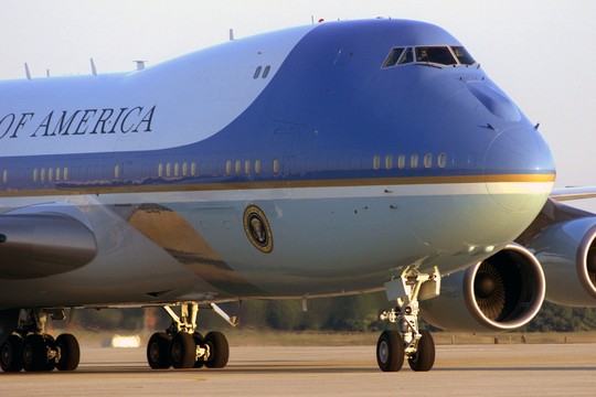 Chiếc Air Force One Boeing 747 là chuyên cơ riêng của Tổng thống Mỹ Obama