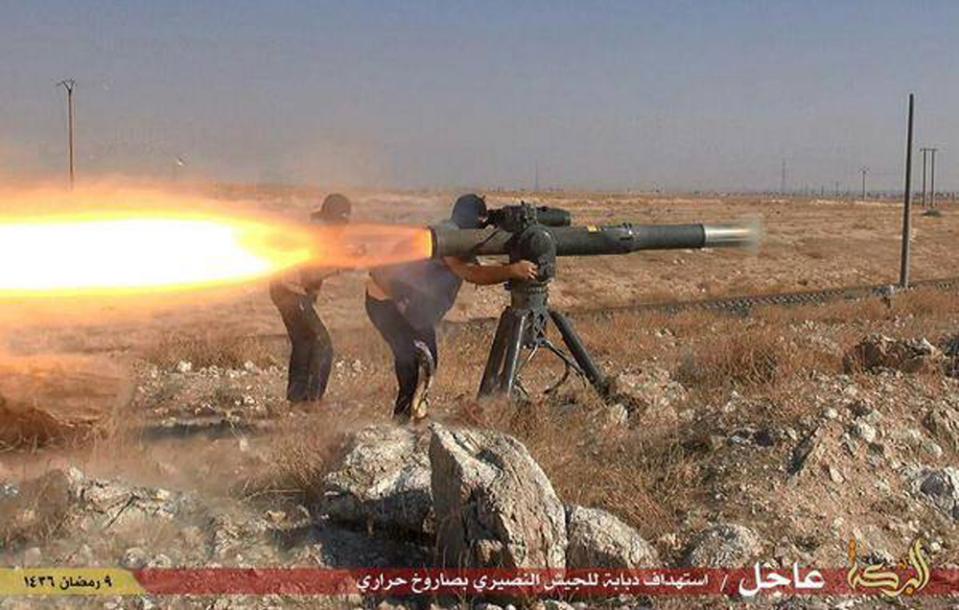 Hình ảnh công bố hồi tháng 6 cho thấy khủng bố IS sử dụng tên lửa chống tăng của Mỹ tại Syria