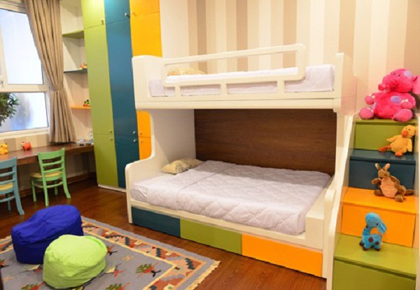 Căn phòng trẻ em xinh xắn được Lam Trường chuẩn bị cho thành viên trong tương lai.