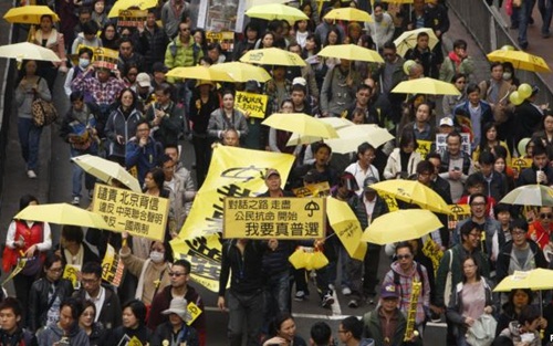 Biểu tình lại diễn ra tại Hong Kong