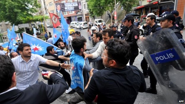 biểu tình nổ mỏ than tại Thổ Nhĩ Kỳ
