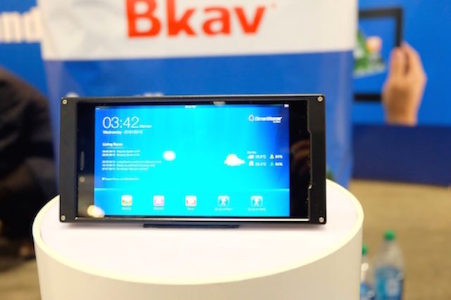 Smartphone của Bkav đã xuất hiện tại triển lãm CES 2015 ở Las Vegas