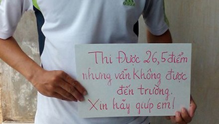 Bộ trưởng Bộ GD-ĐT đã lắng nghe lời kêu cứu của thí sinh Trần Văn Sâm