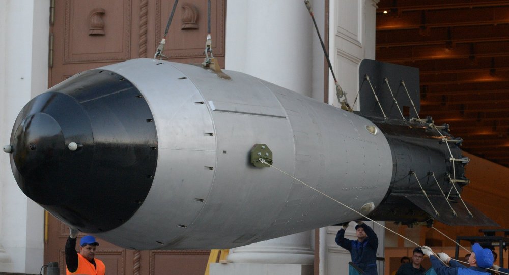 Phiên bản mô hình kích thước thật của bom hạt nhân Tsar Bomba