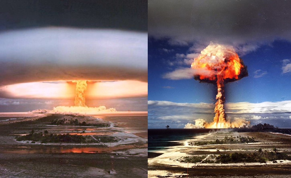 Bom nhiệt hạch có sức công phá mạnh hơn bom nguyên tử
