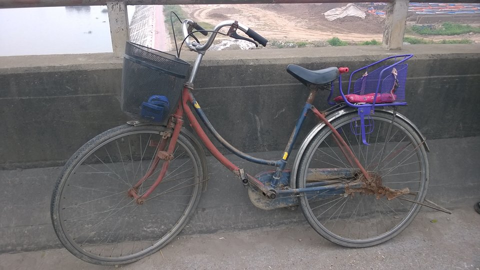 Chiếc xe đạp được xác định của anh Hương