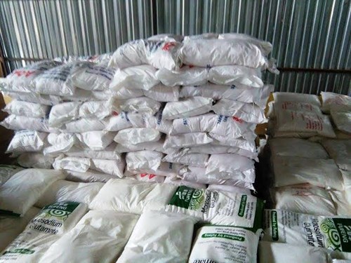 108 tấn bột ngọt vỏ Việt Nam ruột Trung Quốc