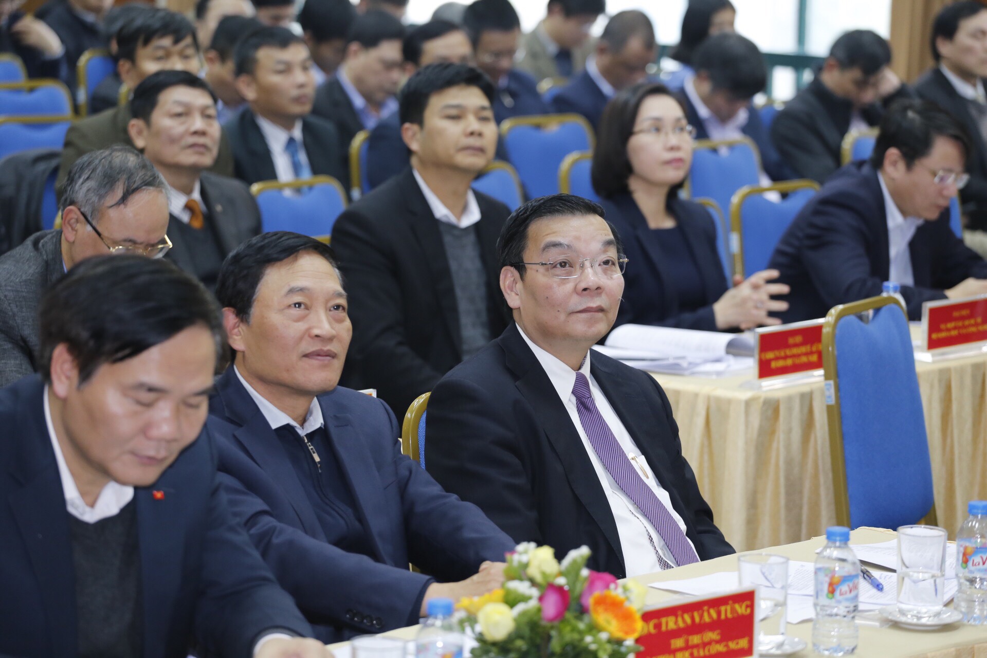 Bộ trưởng Chu Ngọc Anh và Thứ trưởng Trần Văn Tùng tham dự Hội nghị