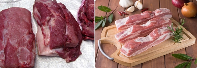 Cách phân biệt thịt heo có chất tạo nạc và thịt heo sạch