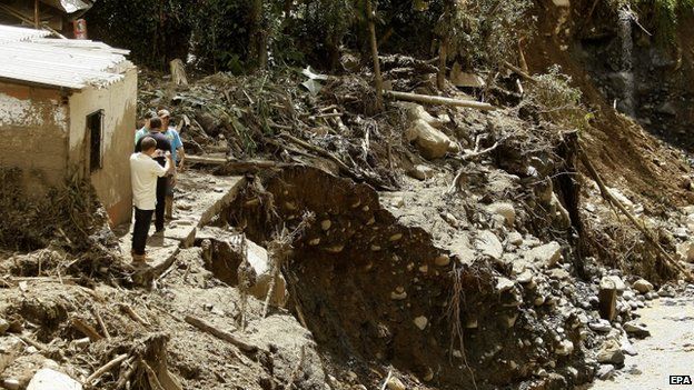 Đây là trận lở đất mạnh nhất trong vòng nhiều năm trở lại đây tại Colombia