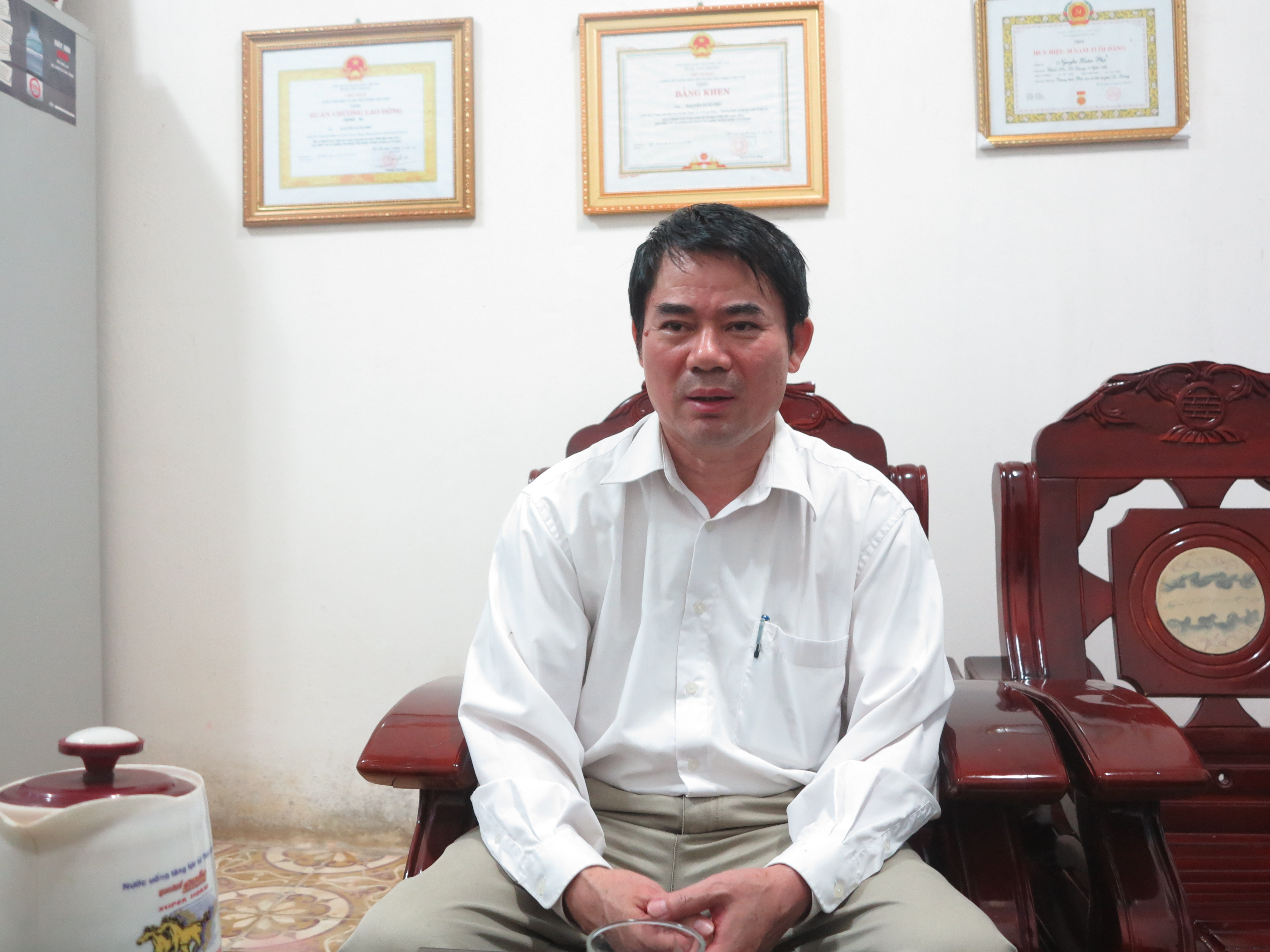 Ông Nguyễn Xuân Phú - GĐ Trung tâm bảo trợ xã hội Nghệ An