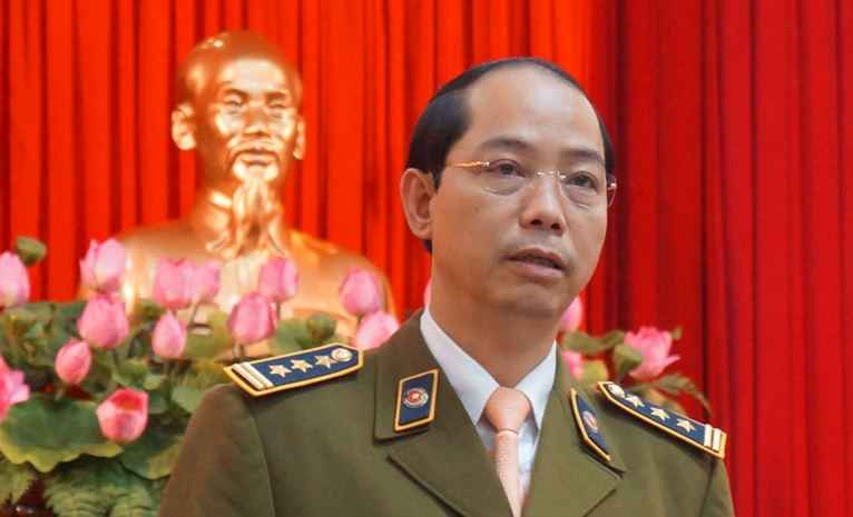 ông Nguyễn Đắc Lộc - phó Chi cục trưởng Chi cục quản lý thị trường Hà Nội 