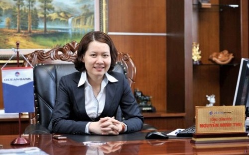 Bà Nguyễn Minh Thu, Chủ tịch Hội đồng Quản trị Ocean Bank, bắt giam hà văn thắm, ngân hàng đại dương